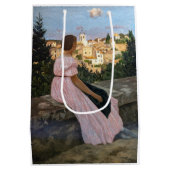 フレデリックバジールザピンクドレス ミディアムペーパーバッグ (裏面)