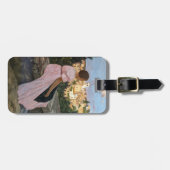 フレデリックバジールザピンクドレス ラゲッジタグ (正面横)