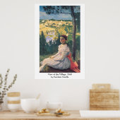 フレデリックバジールズビューオブザヴィレッジ ポスター (キッチン)