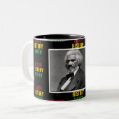 フレデリックパーソナライズされたダグラス黒史BHM ツートーンマグカップ (正面左)