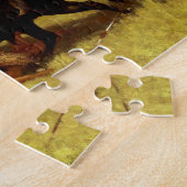 フレデリックレミントンウエスタンアート「バッファロー狩り」 ジグソーパズル (側面)