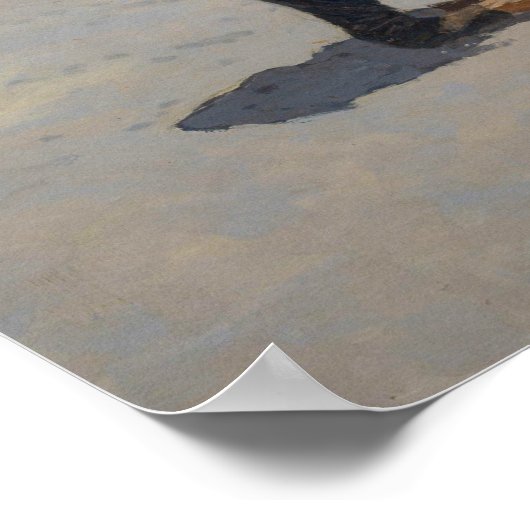 フレデリックレミントン – ウォーターホールのための戦い ポスター (角)