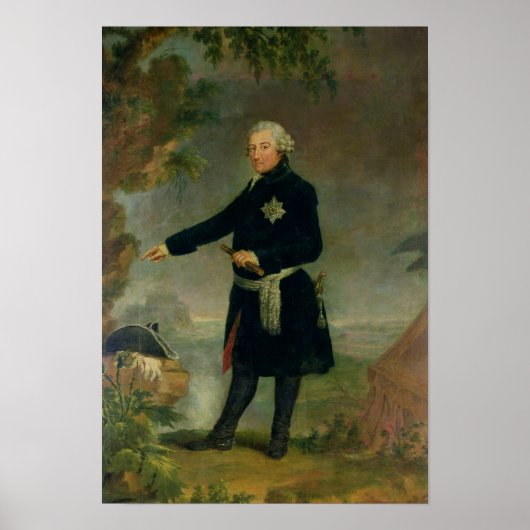 フレデリック二世のポートレート素晴らし, 1772 ポスター (正面)
