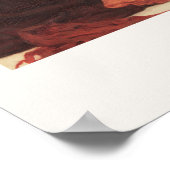 フレデリック卿レイトン燃え絵画る6月美術 ポスター (角)