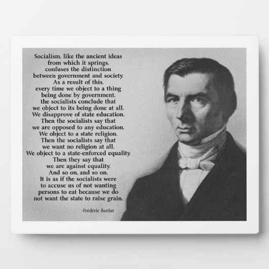 フレデリック基礎アンチ社会主義 フォトプラーク (正面)