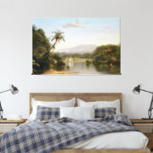 フレデリック教会 – マグダレナ川のビュー1857 キャンバスプリント (インサイチュ (寝室))