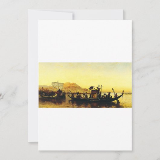 フレデリック・アーサーによるナイルのミイラの葬儀 招待状 (正面)