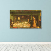 フレデリック・ウォーカーによる魚屋の店 キャンバスプリント (インサイチュ (ウッドフロア))