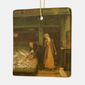 フレデリック・ウォーカーの魚屋の店 セラミックオーナメント (左)