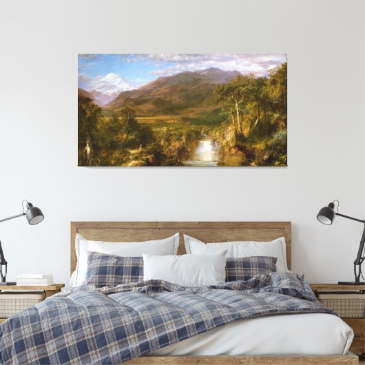 フレデリック・エドウィン教会によるアンデスのハート キャンバスプリント (インサイチュ (寝室))