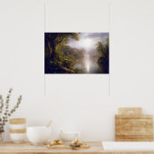 フレデリック・エドウィン教会の光の川 ポスター (キッチン)