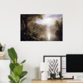 フレデリック・エドウィン教会の熱帯の朝 ポスター (ホームオフィス)