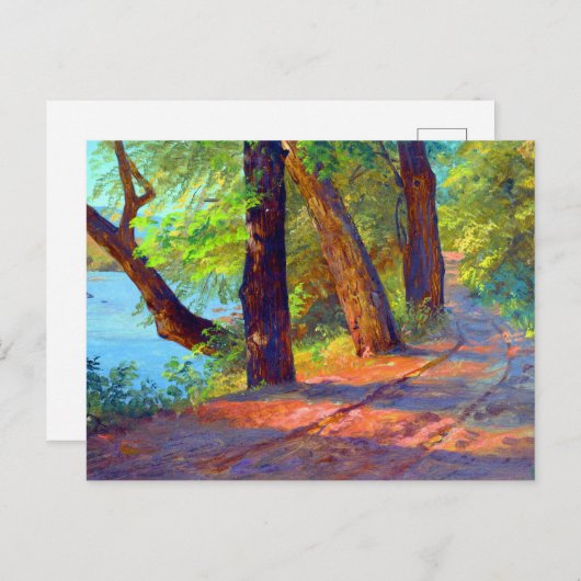 フレデリック・エドウィン教会の風景 ポストカード (正面/裏面)