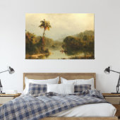 フレデリック・エドウィン教会 – 熱帯景観 – 1855 キャンバスプリント (インサイチュ (寝室))