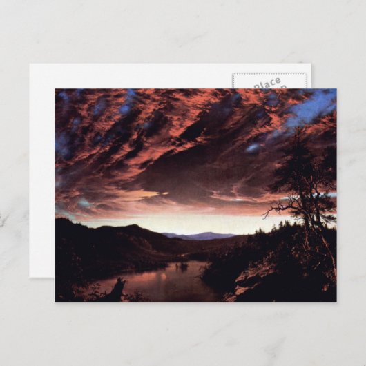 フレデリック・エドウィン教会 – 荒野のトワイライト ポストカード (正面/裏面)