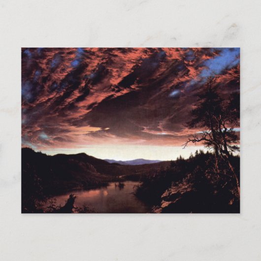 フレデリック・エドウィン教会 – 荒野のトワイライト ポストカード (正面)