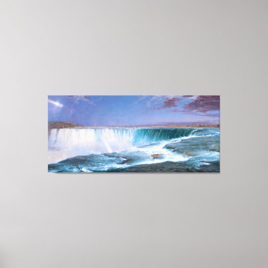 フレデリック・エドウィン教会 – NIAGARA - 1857 – ルミニズム キャンバスプリント (正面)