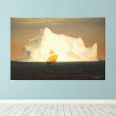 フレデリック・エドウィン教会 – THE ICEBERG - 1891 - キャンバスプリント (インサイチュ (ウッドフロア))