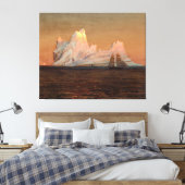 フレデリック・エドウィン教会 – THE ICEBERG - c.1875- キャンバスプリント (インサイチュ (寝室))