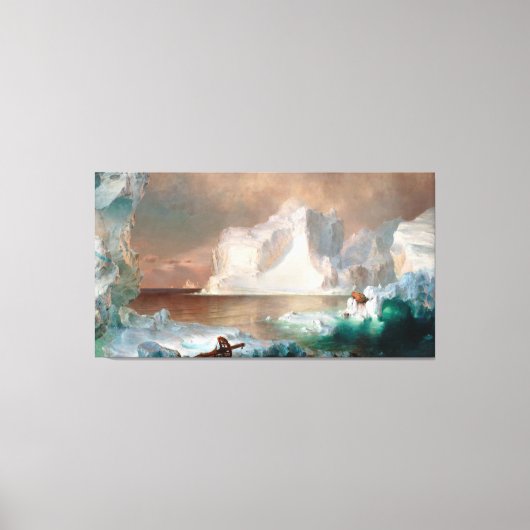 フレデリック・エドウィン教会 – THE ICEBERGS - 1861 - キャンバスプリント (正面)