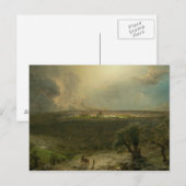 フレデリック・エドウィン・チャーチ - オリーブ山から見たエルサレム ポストカード (正面/裏面)