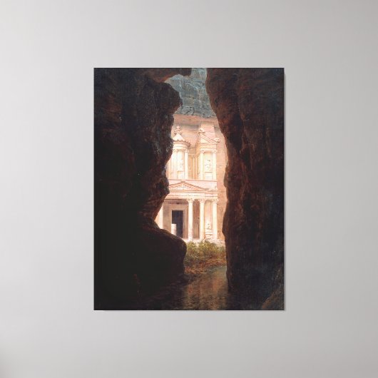 フレデリック・エドウィン・チャーチ – ペトラ・エル・ハスネ – 1874 - キャンバスプリント (正面)