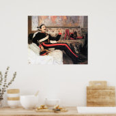 フレデリック・グスタヴス・バーナビー大佐by James Tissot ポスター (キッチン)