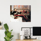 フレデリック・グスタヴス・バーナビー大佐by James Tissot ポスター (ホームオフィス)