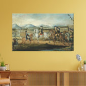 フレデリック・ケンメルメイヤーによるウイスキーの反乱 キャンバスプリント (インサイチュ (リビング))