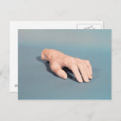 フレデリック・ショパンの手の石膏像 ポストカード (正面/裏面)