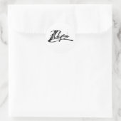 フレデリック・ショパンの署名 ラウンドシール (バッグ)