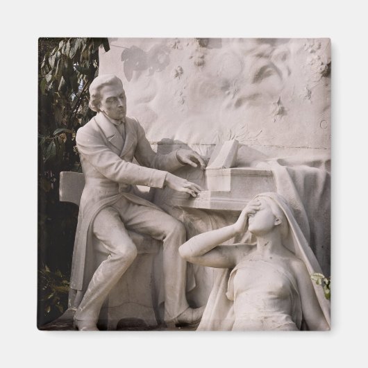 フレデリック・ショパン記念碑 マグネット (正面)