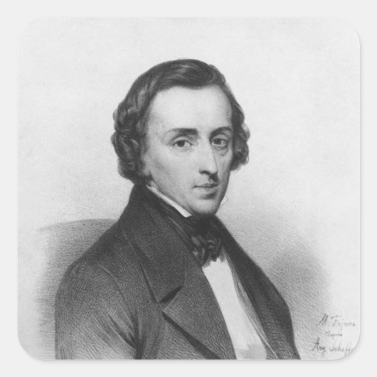 フレデリック・ショパン、アリー・シェファーの後 スクエアシール (正面)