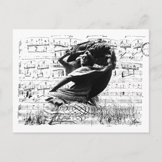 フレデリック・ショパン ポストカード (正面)