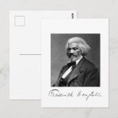 フレデリック・ダグラスの写真ポートレート ポストカード (正面/裏面)