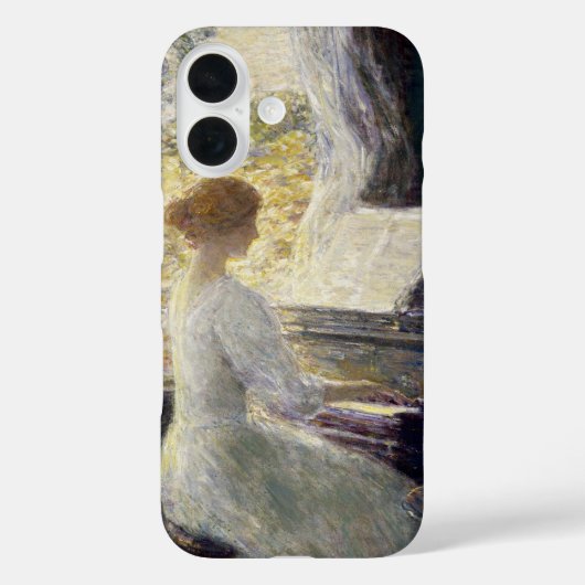 フレデリック・チャイルド・ハッサムの「ソナタ」 Case-Mate iPhoneケース (裏面)