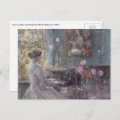 フレデリック・チルドハサムによる即興演奏 ポストカード (正面/裏面)