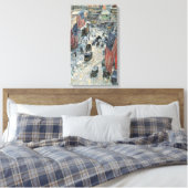 フレデリック・チルドハサムによる57通りのフラグ キャンバスプリント (インサイチュ (寝室))