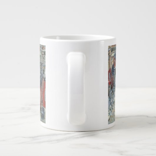 フレデリック・チルドハサムによる57通りのフラグ ジャンボコーヒーマグカップ (裏面)