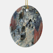 フレデリック・チルドハサムによる57通りのフラグ セラミックオーナメント (右)