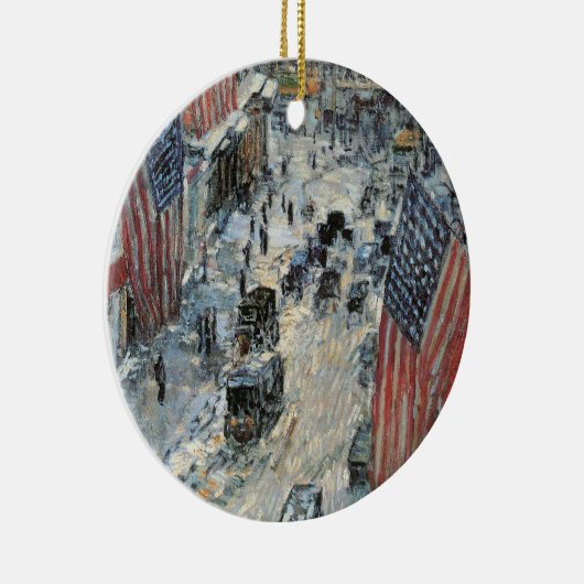 フレデリック・チルドハサムによる57通りのフラグ セラミックオーナメント (右)