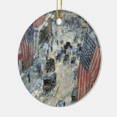 フレデリック・チルドハサムによる57通りのフラグ セラミックオーナメント (左)