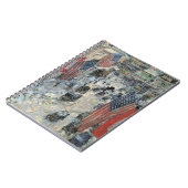 フレデリック・チルドハサムによる57通りのフラグ ノートブック (左側)