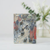 フレデリック・チルドハサムによる57通りのフラグ ポストカード (スタンド正面)