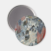 フレデリック・チルドハサムによる57通りのフラグ マグネット (正面/裏面)