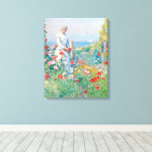 フレデリック・チルドハサムの庭で キャンバスプリント (インサイチュ (ウッドフロア))