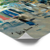 フレデリック・ハサムによる南フランスの都市の眺め ポスター (角)