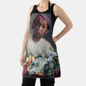 フレデリック・バジル – 牡丹の若い女性 エプロン (インサイチュ)