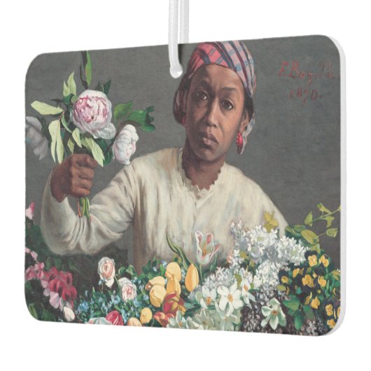 フレデリック・バジル – 牡丹の若い女性 カーエアーフレッシュナー (左)