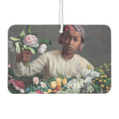 フレデリック・バジル – 牡丹の若い女性 カーエアーフレッシュナー (正面)